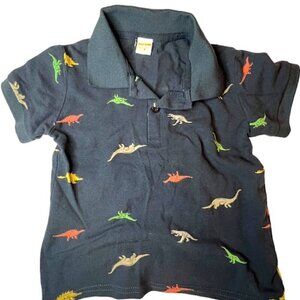 Toddler Boys Dinosaur Polo Size 4
